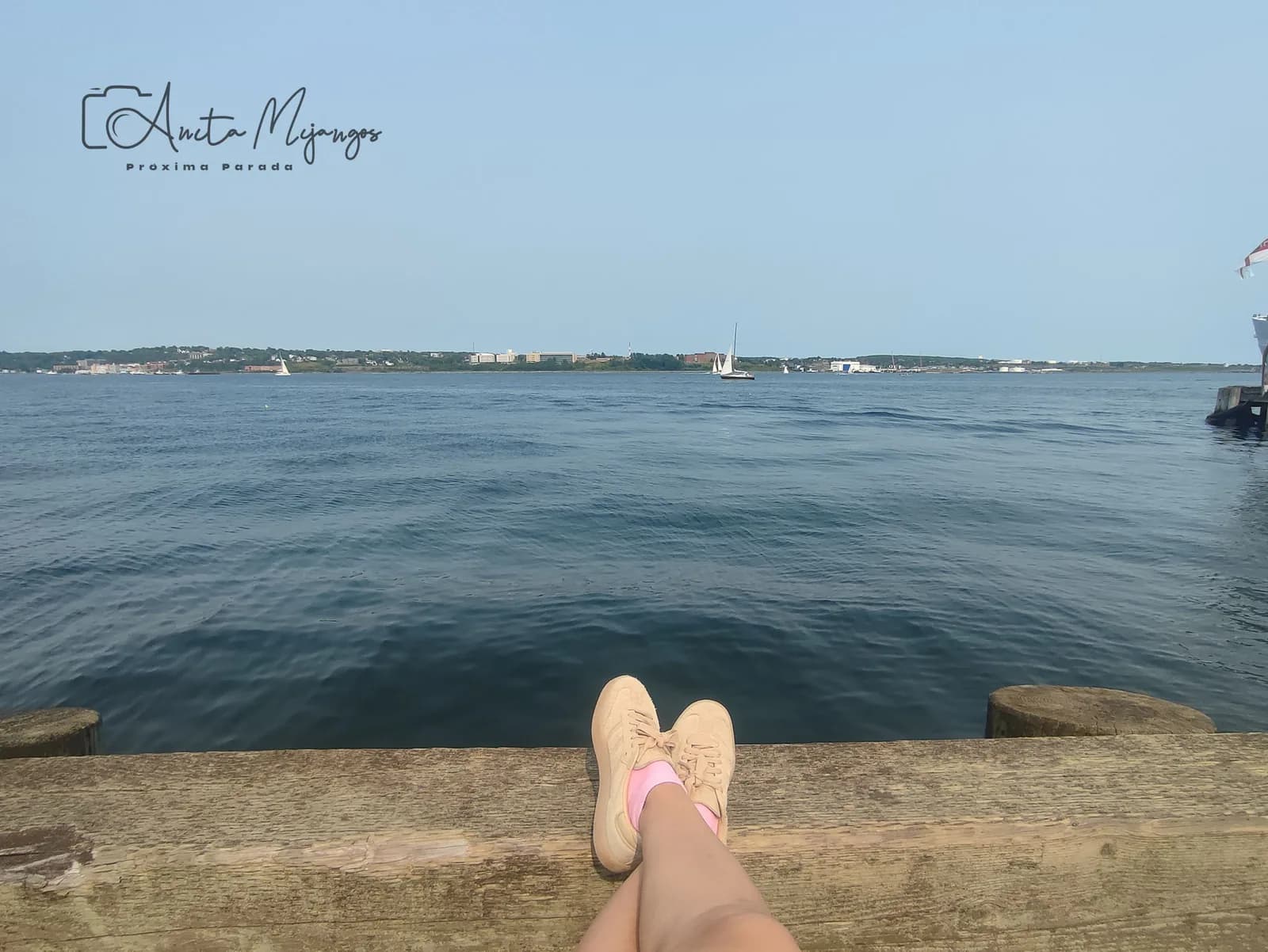 Vista del mar desde el malecón de Halifax