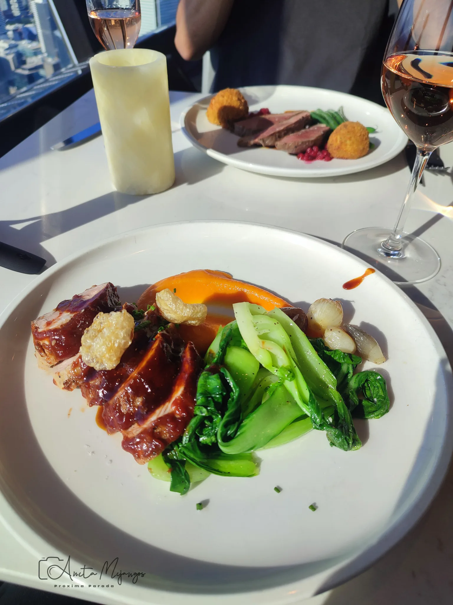 Plato servido en un restaurante de Toronto